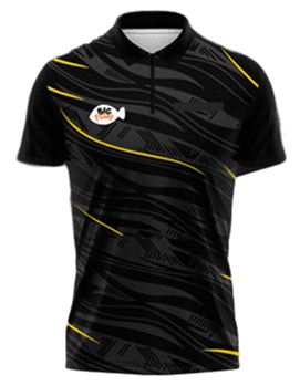 Gold Accents Black Jersey
